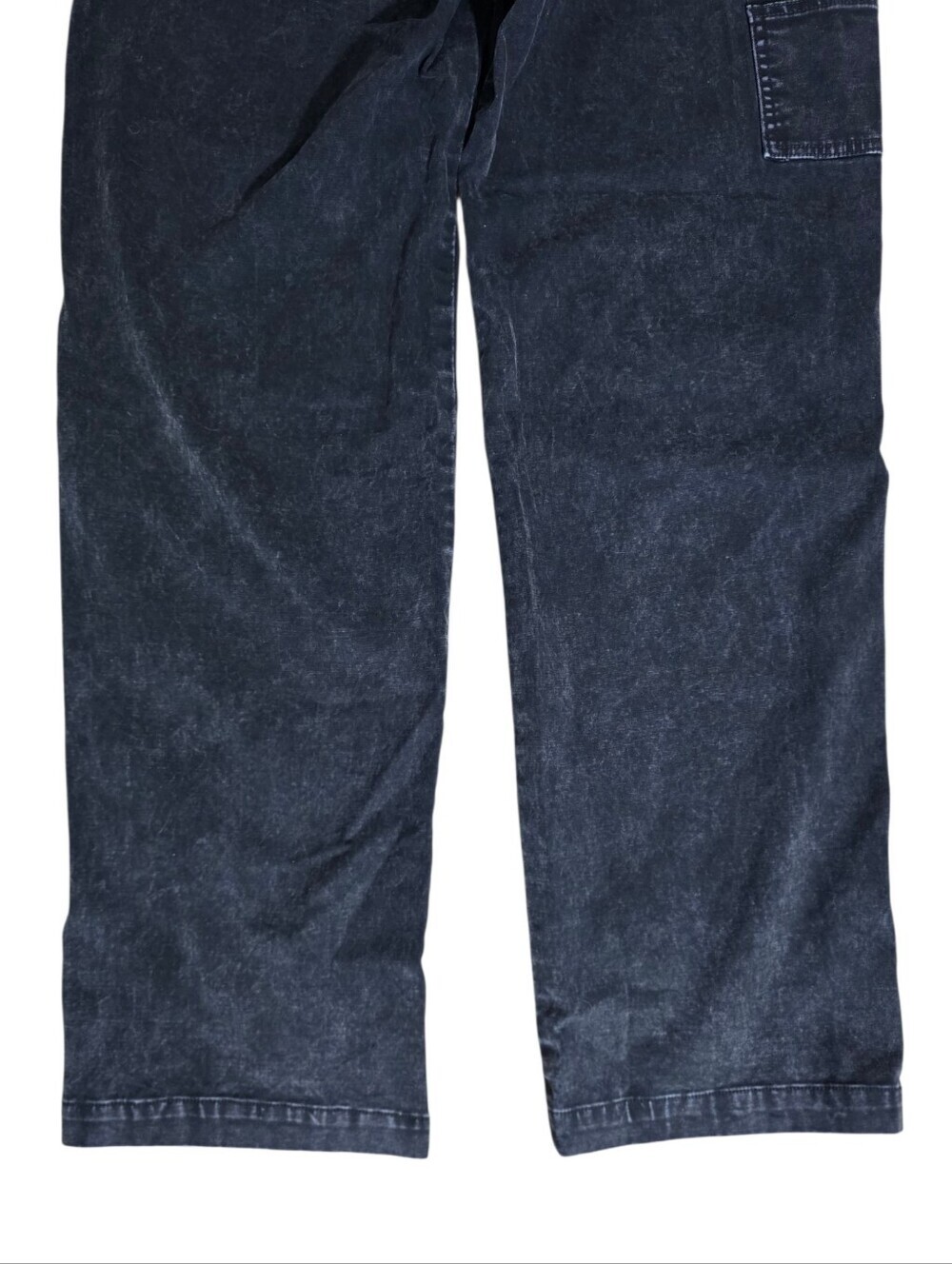 Empyre Brooke Mineral Wash Black Carpenter Pants with Pocket Details Size Small - Picture 8 of 10